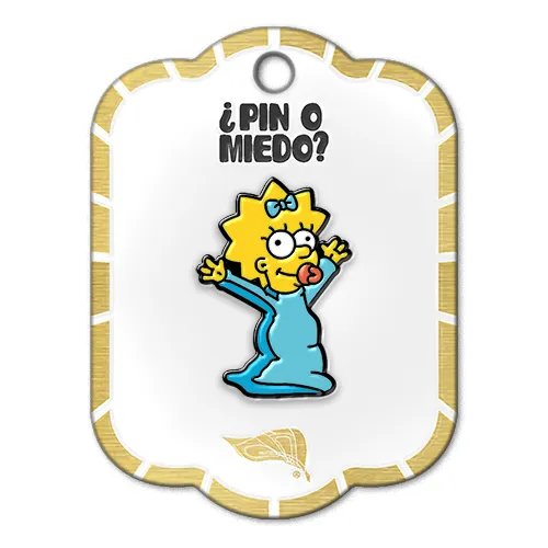 Pin metálico Maggie Simpson ref 2
