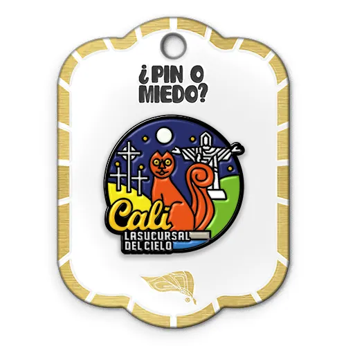 Pin metálico La Sucursal del cielo Cali
