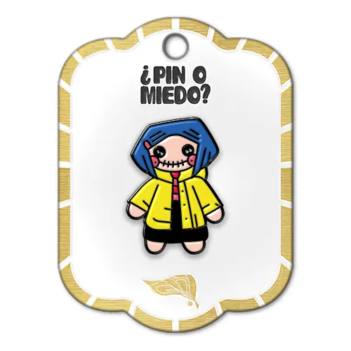 Pin metálico Coraline