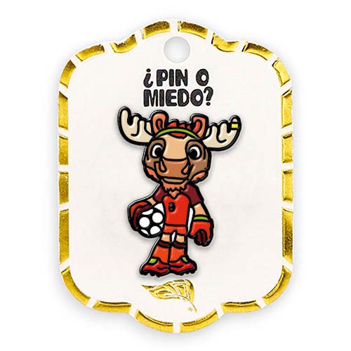 Pin metálico Maple mundial 2026