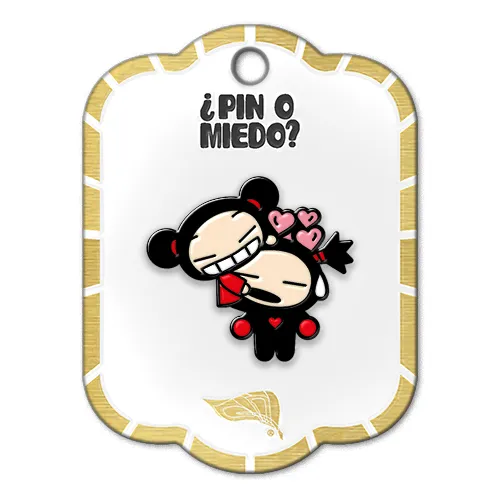 Pin metálico Pucca y Garu