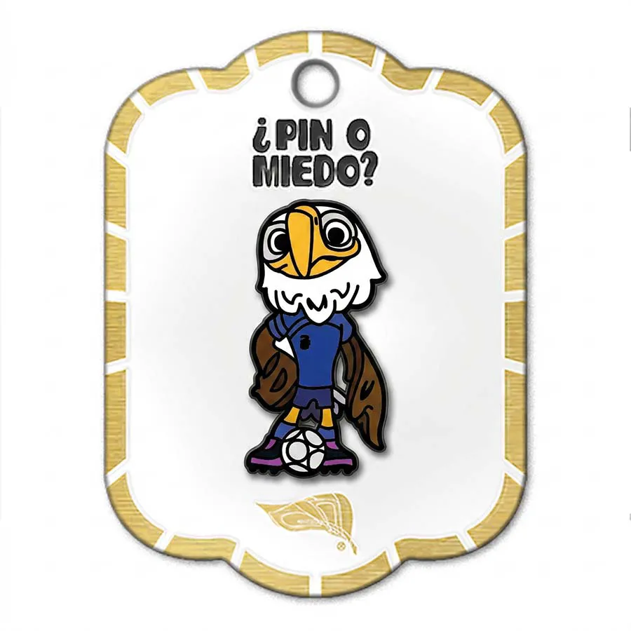 Pin metálico Águila mundial 2026