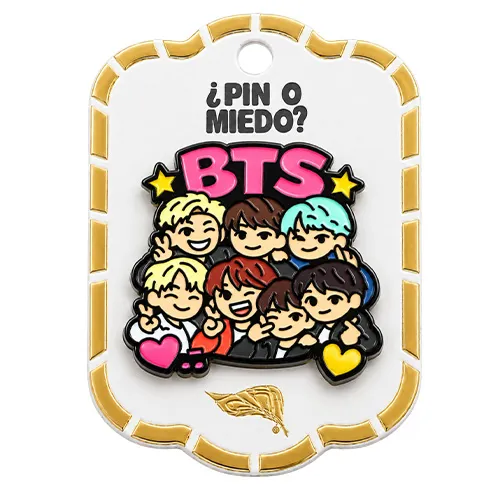 Pin Metálico BTS Grupo K-Pop