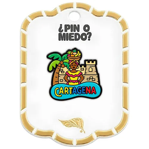 Pin Metálico Palenquera Cartagena