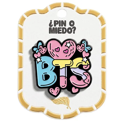 Pin Metálico BTS Corazón Pop