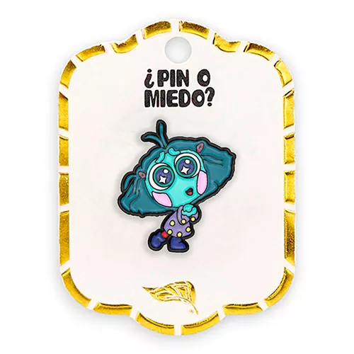 Pin metálico intensamente envidia