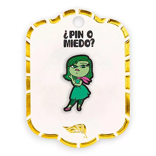 Pin metálico intensamente desagrado