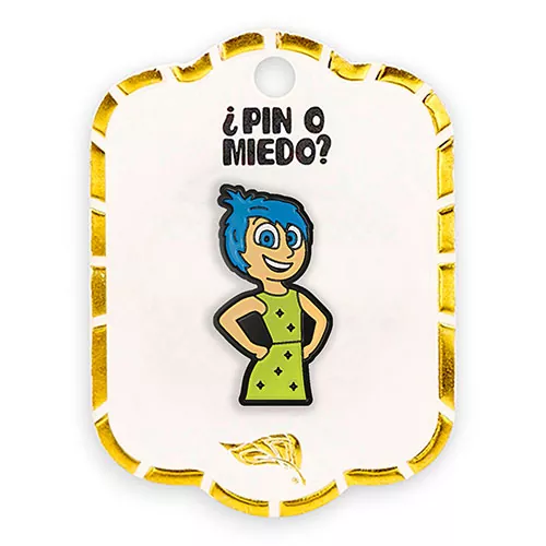 Pin metálico intensamente alegría