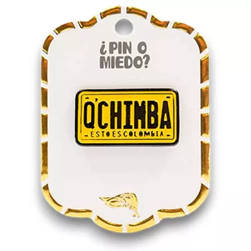 Pin metálico placa Q'chimba