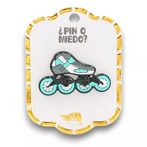 Pin metálico patín