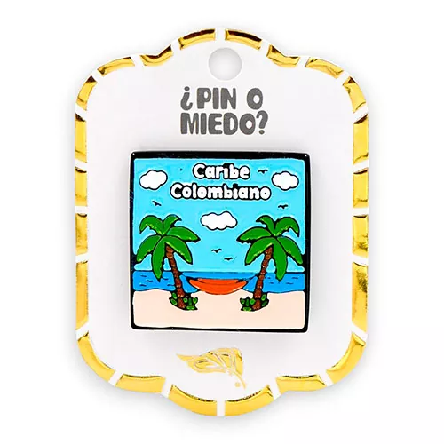 Pin metálico Caribe Colombiano