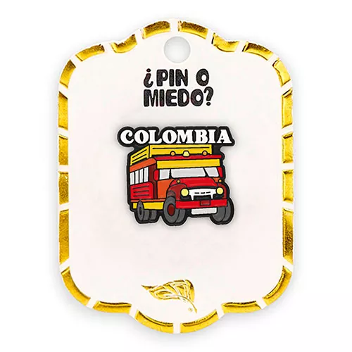 Pin metálico chiva Colombia 