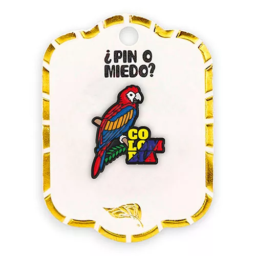 Pin metálico Guacamaya Colombiana