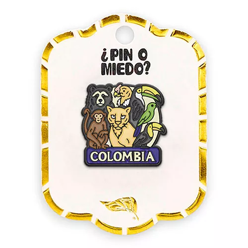 Pin metálico especies endémicas de Colombia