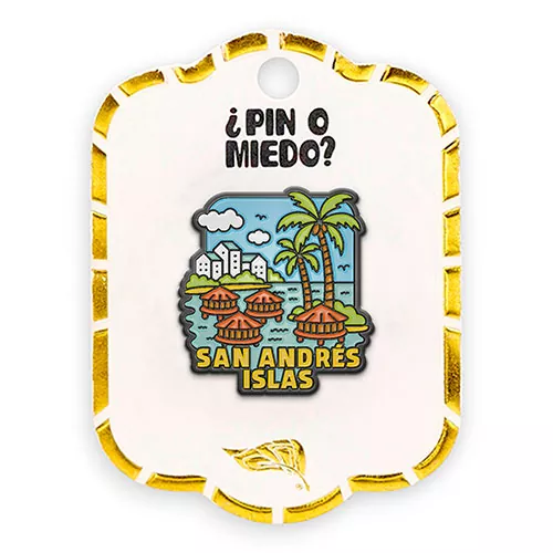 Pin metálico San Andrés Islas