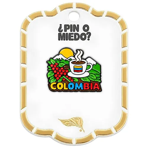 Pin Metálico Aroma de Colombia