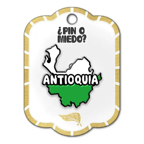 Pin metálico Mapa Antioquia
