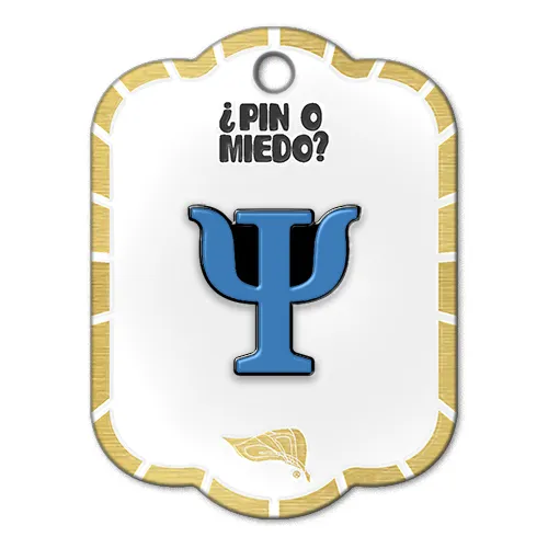 Pin metálico Psicología ref 2