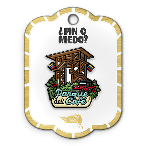 Pin metálico Parque del café