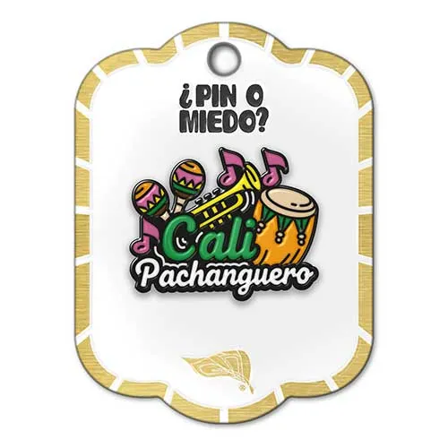 Pin metálico Cali pachangero ref 2