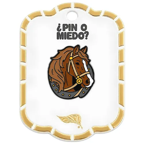 Pin Metálico Caballo Herradura