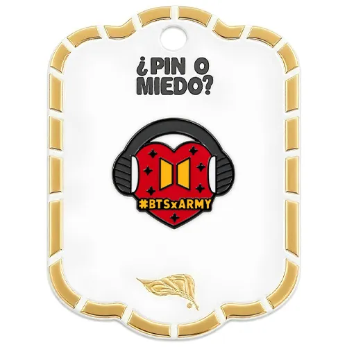Pin Metálico Corazón BTS x ARMY