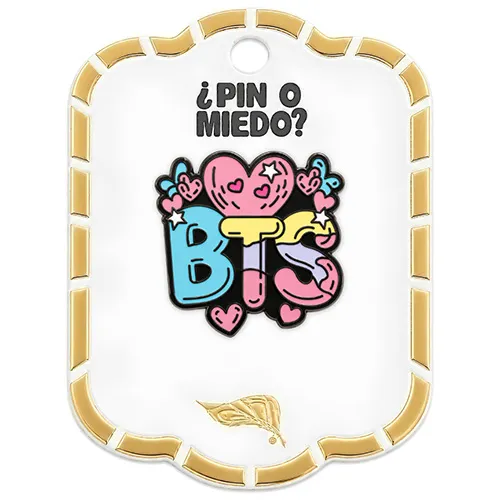 Pin Metálico BTS Corazón Pop